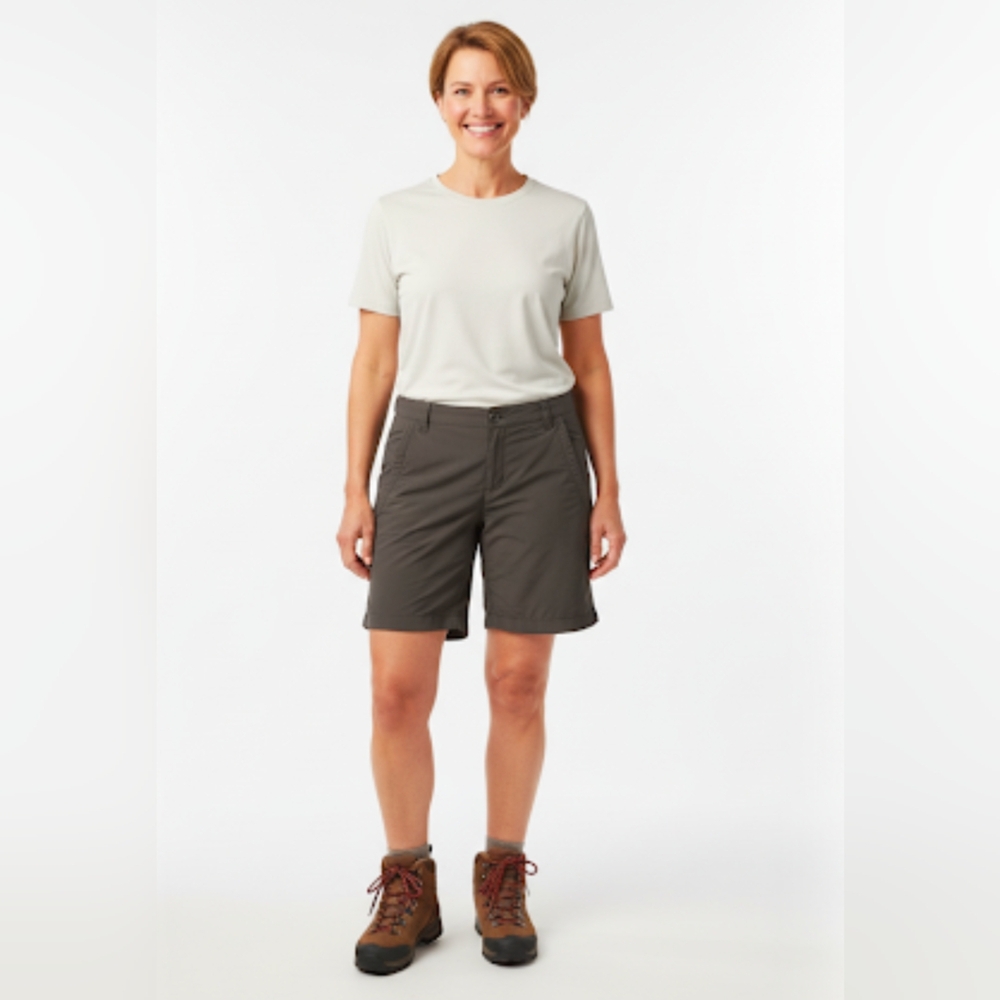 Eddie Bauer Women's Casual Gray Shorts Size 14 NWOT
